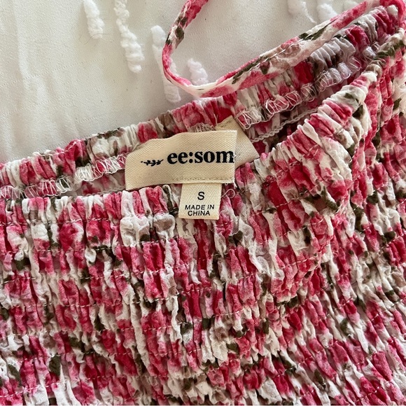 Pink Floral Dress Small - Picture 3 of 5